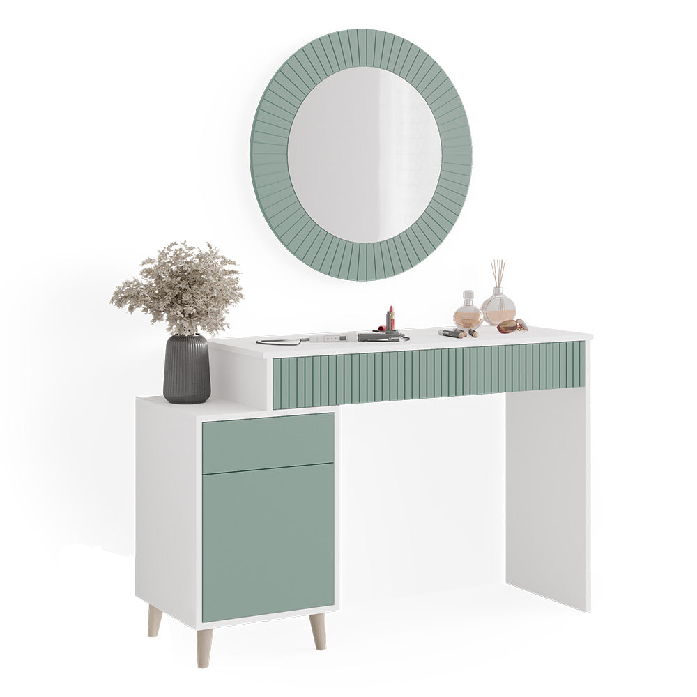 Vicco Tavolo da toeletta Verde 120 cm