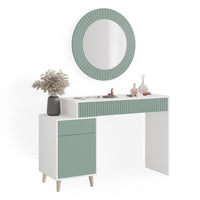 Vicco Tavolo da toeletta Verde 120 cm