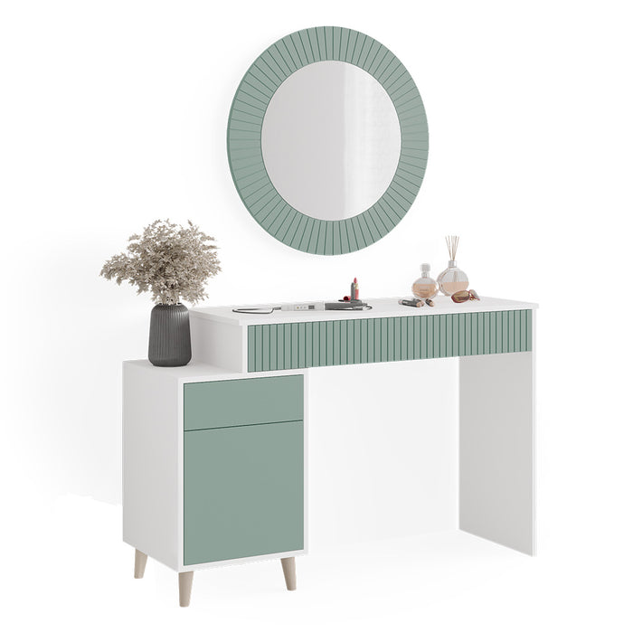 Vicco Tavolo da toeletta Verde 120 cm