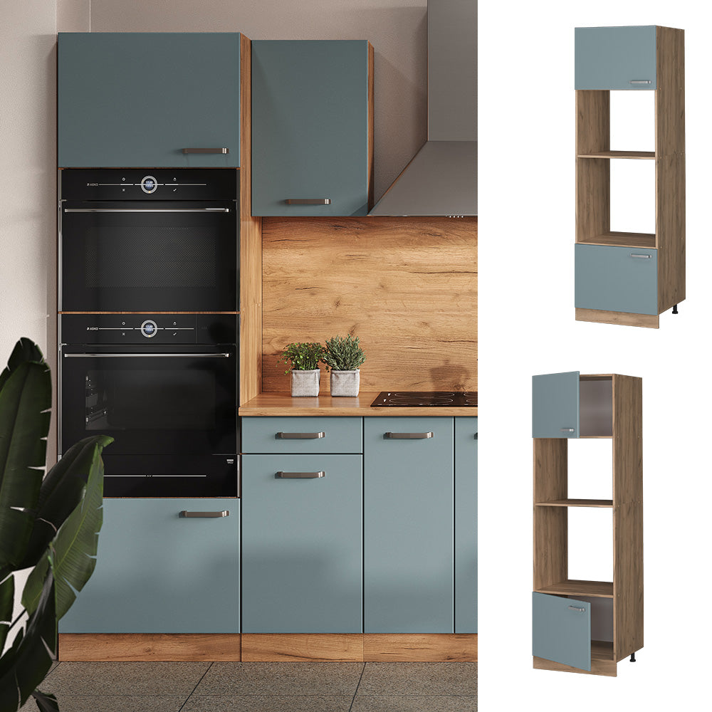 Vicco Set mobili bagno Grigio-blu 60 cm