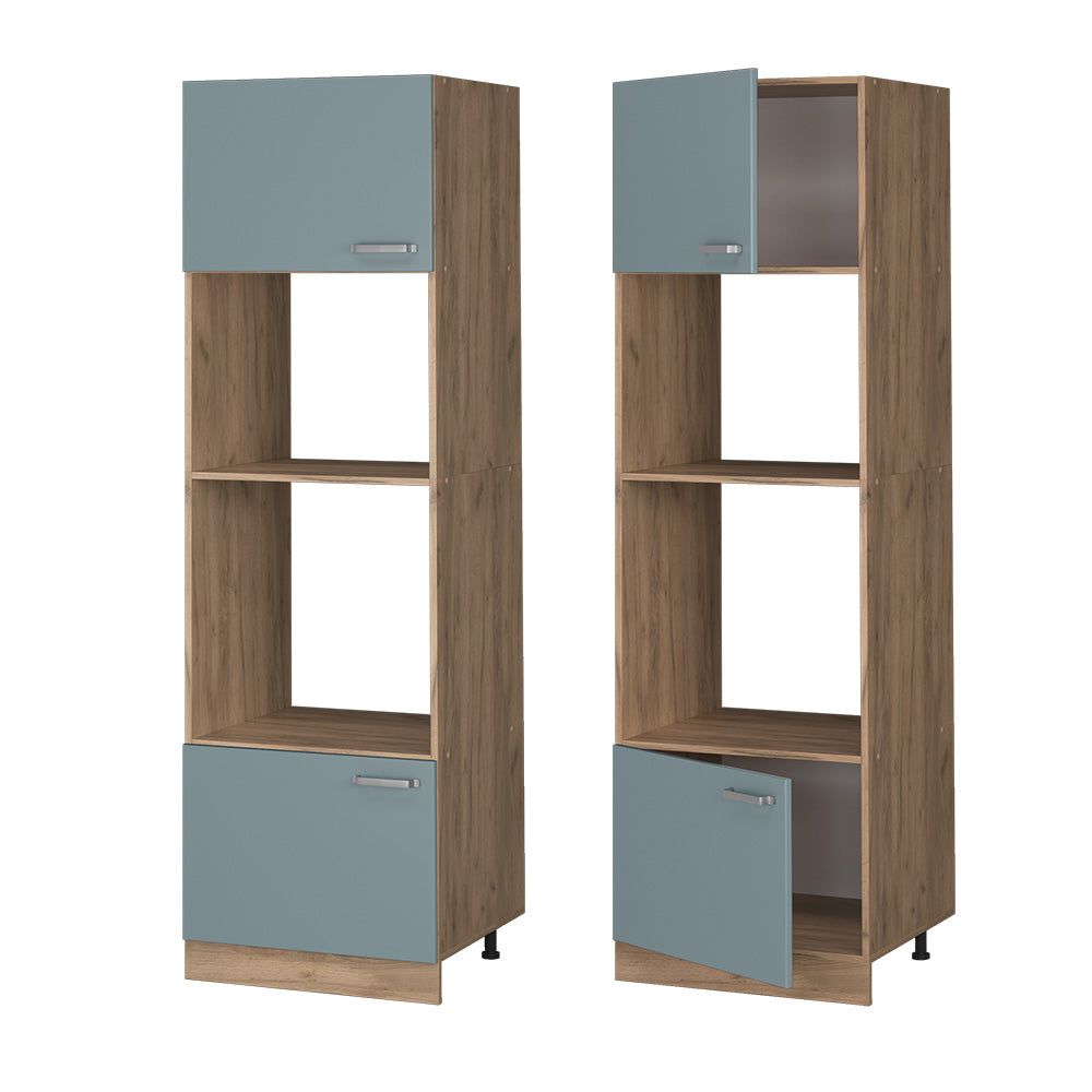 Vicco Set mobili bagno Grigio-blu 60 cm