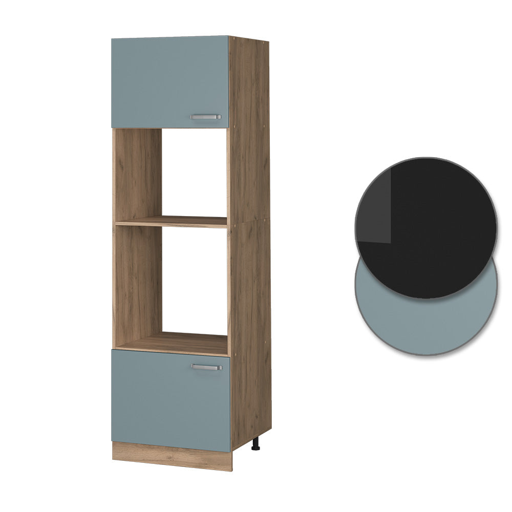 Vicco Set mobili bagno Grigio-blu 60 cm