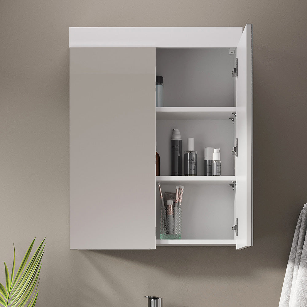Vicco Specchio contenitore bagno Bianco 60 x 77 cm