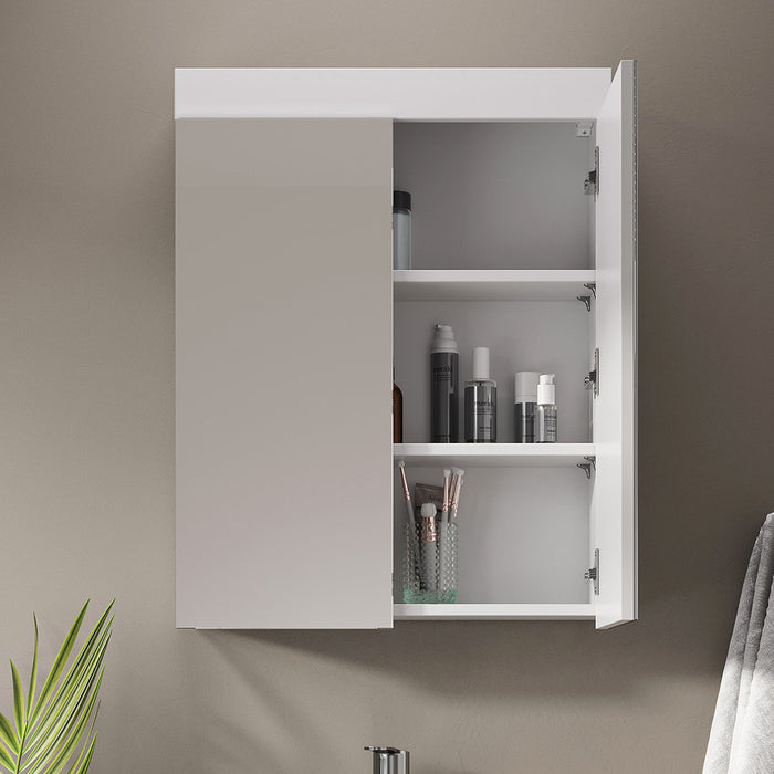 Vicco Specchio contenitore bagno Bianco 60 x 77 cm