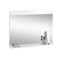 Vicco Specchio bagno Bianco lucido 80.1 x 62 cm con ripiano