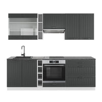 Vicco Cucina componibile Antracite casa di campagna/bianco 235 cm , PL Antracite
