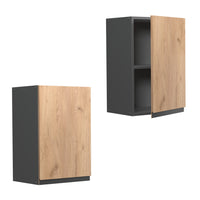 Vicco Pensile da cucina Quercia dorata 40 cm Forma a J