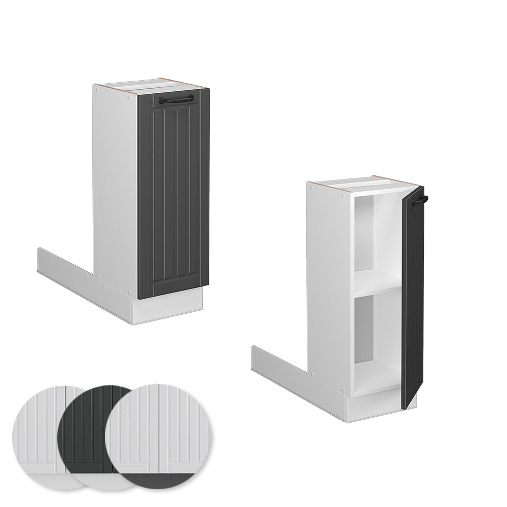 Vicco Isola cucina Antracite casa di campagna 30 cm senza piano di lavoro