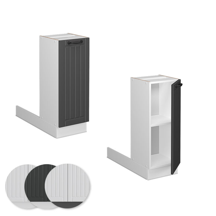 Vicco Isola cucina Antracite casa di campagna 30 cm senza piano di lavoro