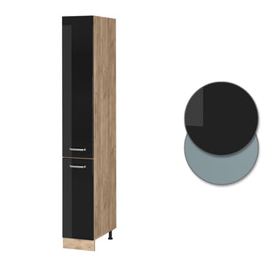 Vicco Armadio da farmacia Nero lucido 30 cm