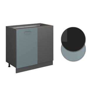 Vicco Mobile ad angolo cucina Grigio-blu 86 cm , PL Antracite