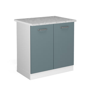 Vicco Mobile lavello cucina Grigio-blu 80 cm , PL Marmo