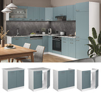 Vicco Mobile lavello cucina Grigio-blu 80 cm , PL Antracite