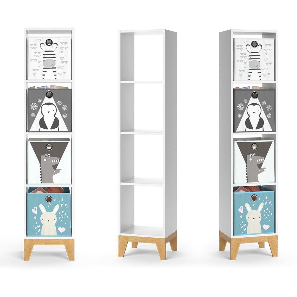Vicco Libreria bambini Bianco 35.2 x 159.5 cm