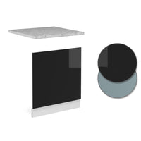 Vicco Pannello frontale Nero lucido 60 cm , PL Marmo