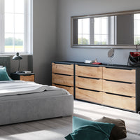 Vicco Credenza Quercia dorata 48 x 77.6 cm con cassetti