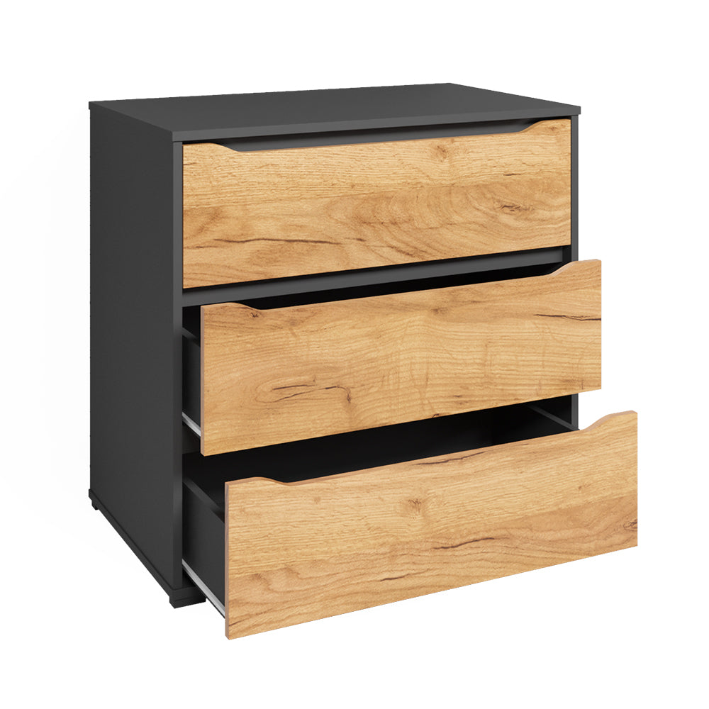 Vicco Credenza Quercia dorata 48 x 77.6 cm con cassetti