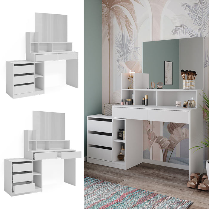 Vicco Tavola da toeletta Bianco 139.8 cm