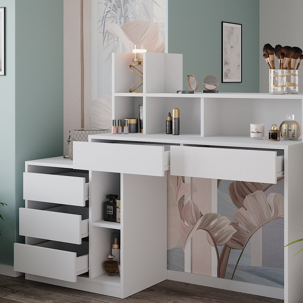 Vicco Tavola da toeletta Bianco 139.8 cm