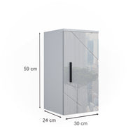 Vicco Mobile bagno Bianco lucido 30 x 59 cm