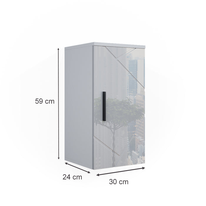 Vicco Mobile bagno Bianco lucido 30 x 59 cm