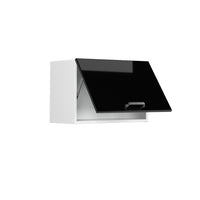 Vicco Pensile da cucina Nero lucido 60 cm Piatto