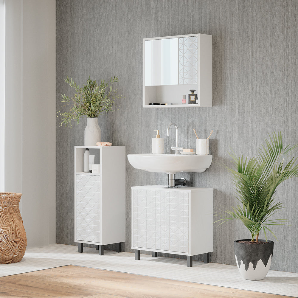 Vicco Mobiletto bagno Bianco 30 x 87.2 cm