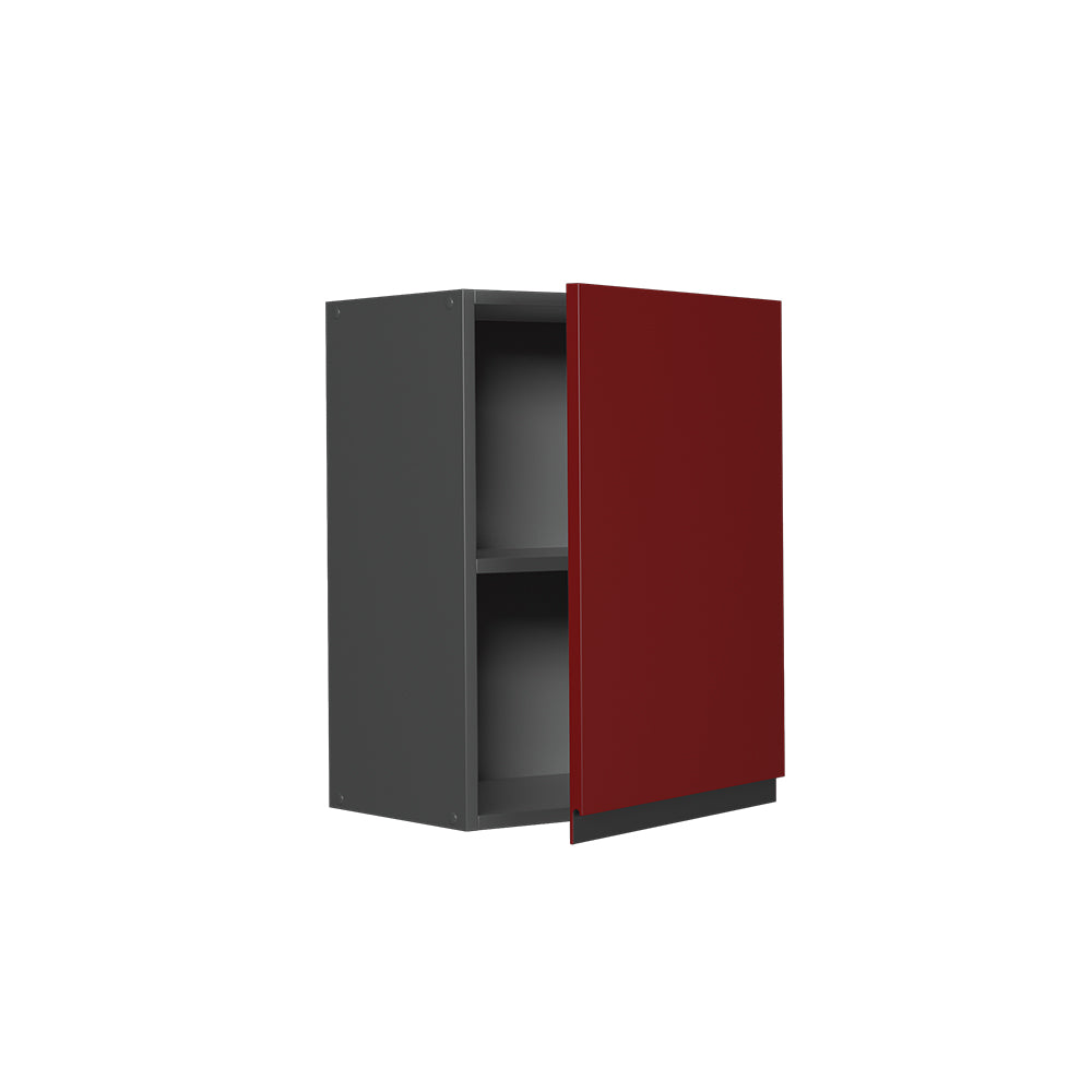 Vicco Pensile da cucina Rosso 45 cm Forma a J