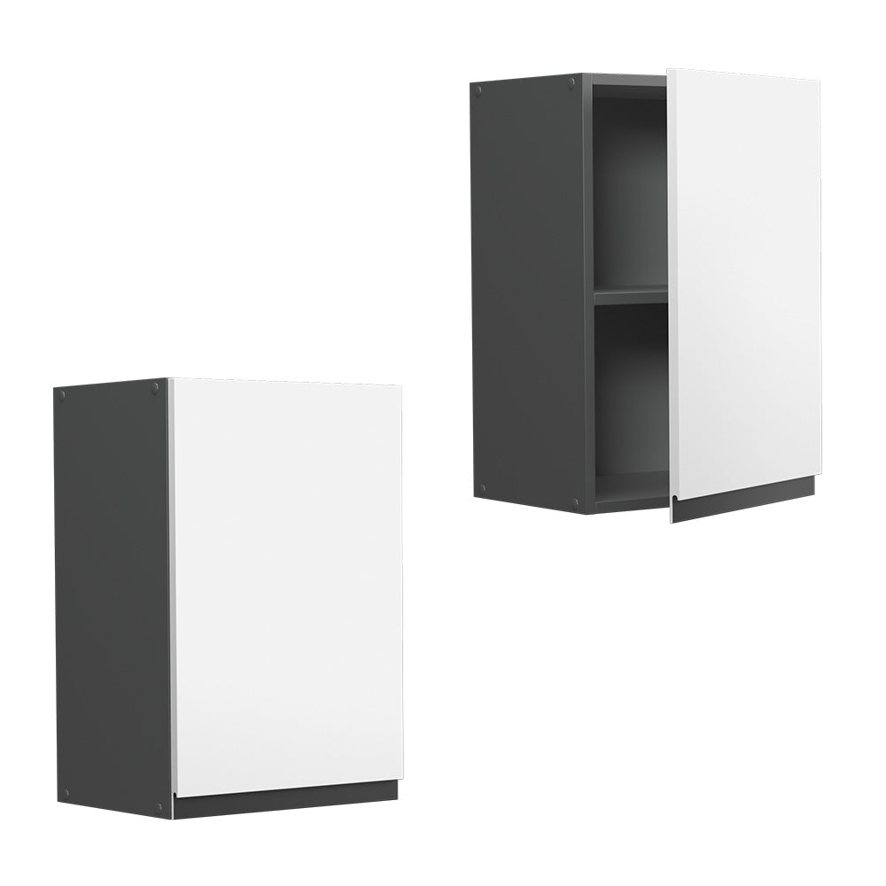 Vicco Pensile da cucina Bianco 40 cm Forma a J