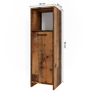 Vicco Mobiletto bagno Rovere rustico 30 x 95 cm