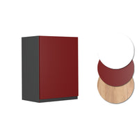 Vicco Pensile da cucina Rosso 45 cm Forma a J