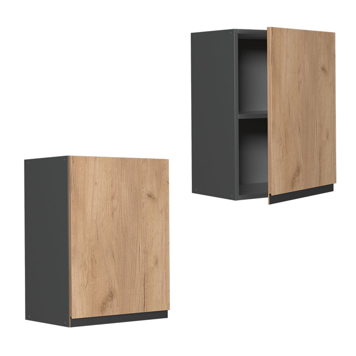 Vicco Pensile da cucina Quercia dorata 45 cm Forma a J