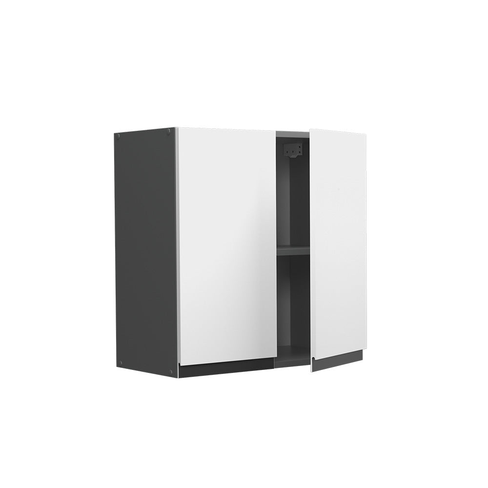 Vicco Pensile da cucina Bianco 60 cm Forma a J