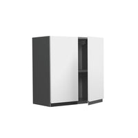 Vicco Pensile da cucina Bianco 60 cm Forma a J