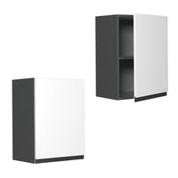 Vicco Pensile da cucina Bianco 45 cm Forma a J