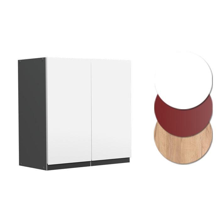 Vicco Pensile da cucina Bianco 60 cm Forma a J