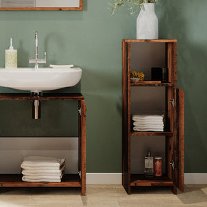 Vicco Mobiletto bagno Rovere rustico 30 x 95 cm