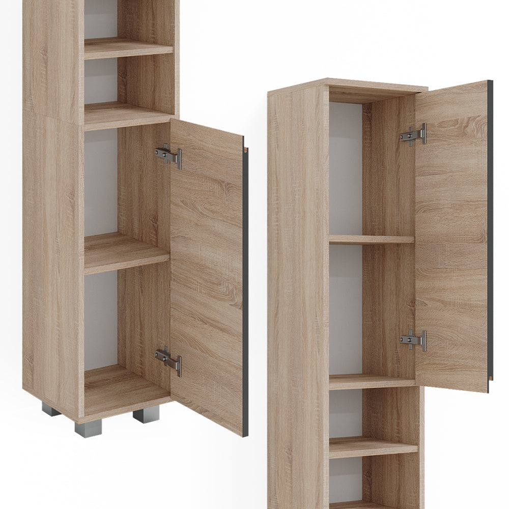 Vicco Mobile bagno alto Sonoma 30 x 190 cm