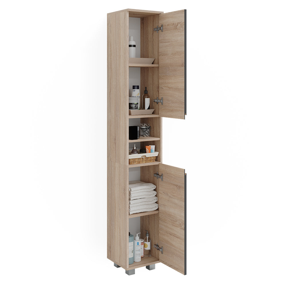 Vicco Mobile bagno alto Sonoma 30 x 190 cm
