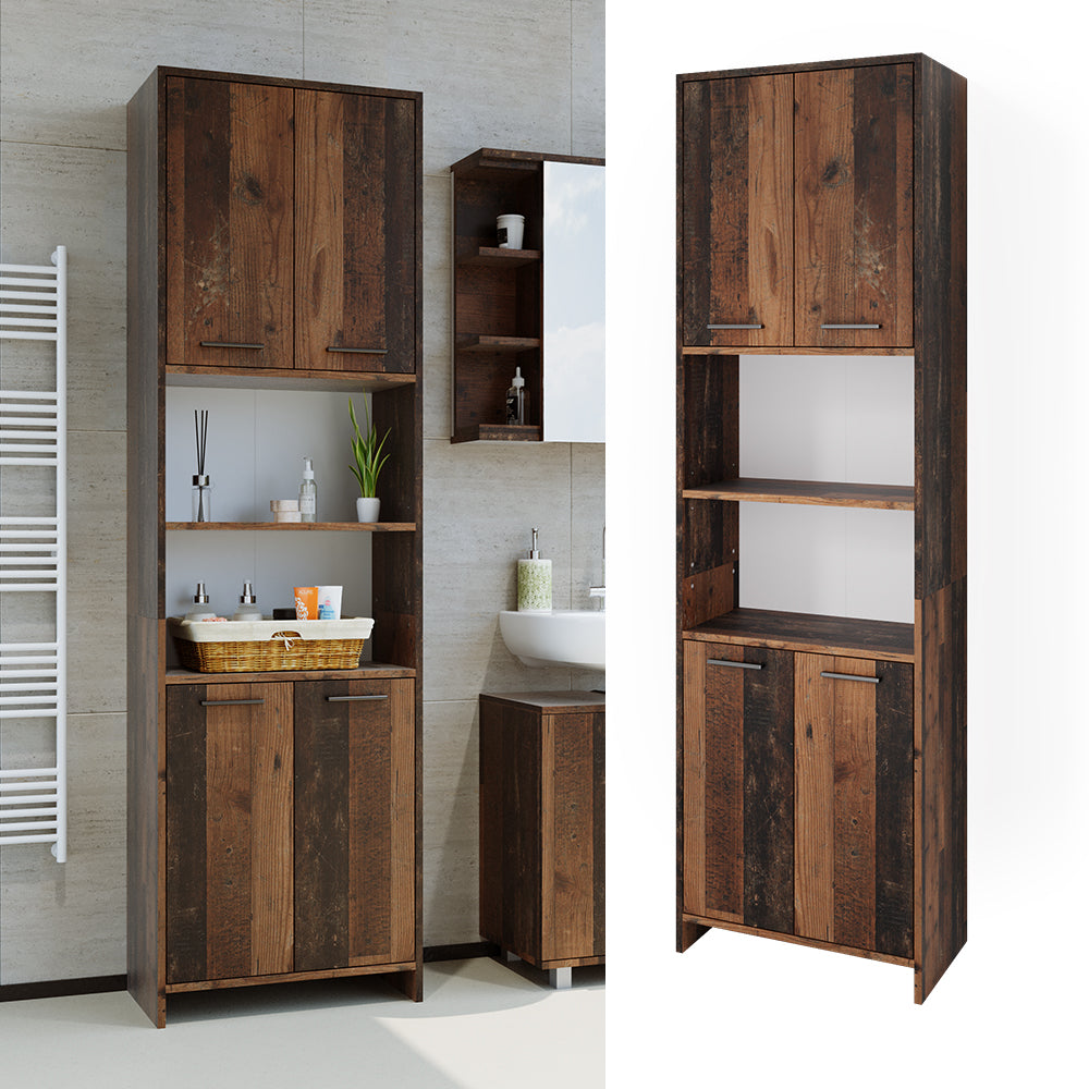 Vicco Mobile bagno alto Rovere rustico 56.1 x 190 cm