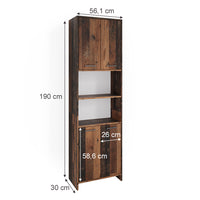 Vicco Mobile bagno alto Rovere rustico 56.1 x 190 cm