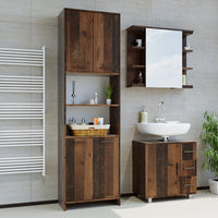 Vicco Mobile bagno alto Rovere rustico 56.1 x 190 cm