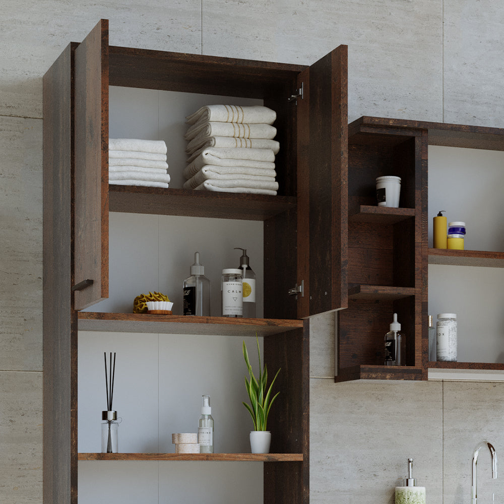 Vicco Mobile bagno alto Rovere rustico 56.1 x 190 cm