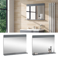 Vicco Specchio da bagno Grigio 80.1 x 62 cm