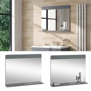 Vicco Specchio da bagno Grigio 80.1 x 62 cm