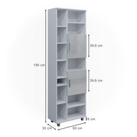 Vicco Mobile bagno alto Bianco lucido 60 x 190 cm