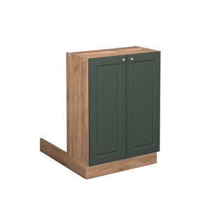 Vicco Isola cucina Verde-oro Country House 60 cm senza piano di lavoro