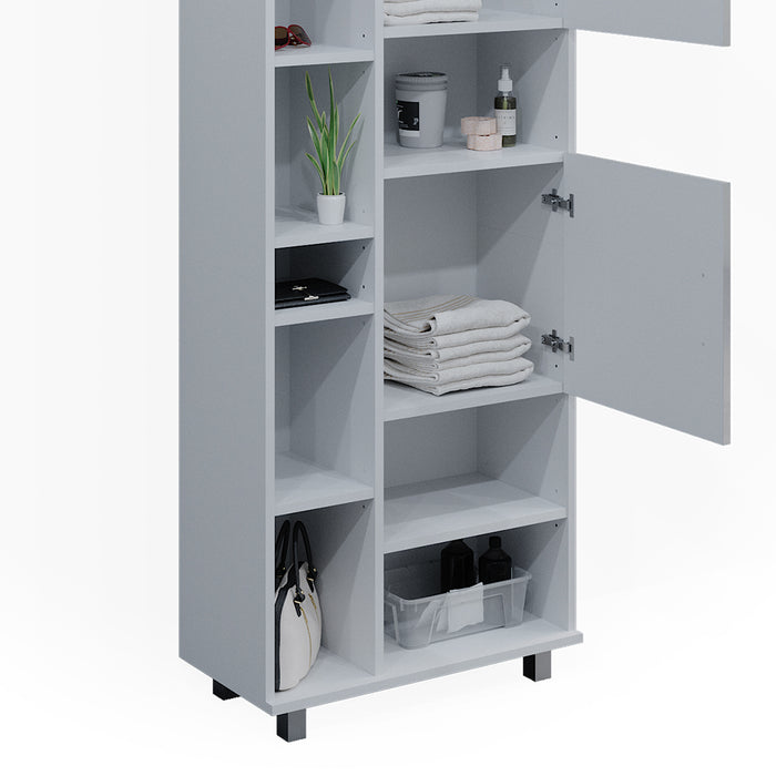 Vicco Mobile bagno alto Bianco lucido 60 x 190 cm