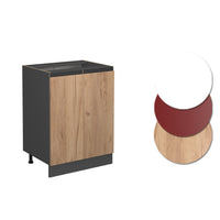 Vicco Mobile alto Quercia dorata 60 cm Forma a J, senza piano di lavoro