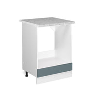 Vicco Base universale Grigio-blu 60 cm con ampia nicchia, con piano di lavoro